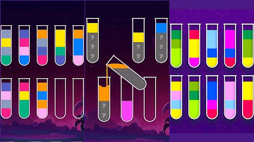 Water Sort Puzzle Gameplay 5, Android Games ios Walkthrough Simulator Think Brain