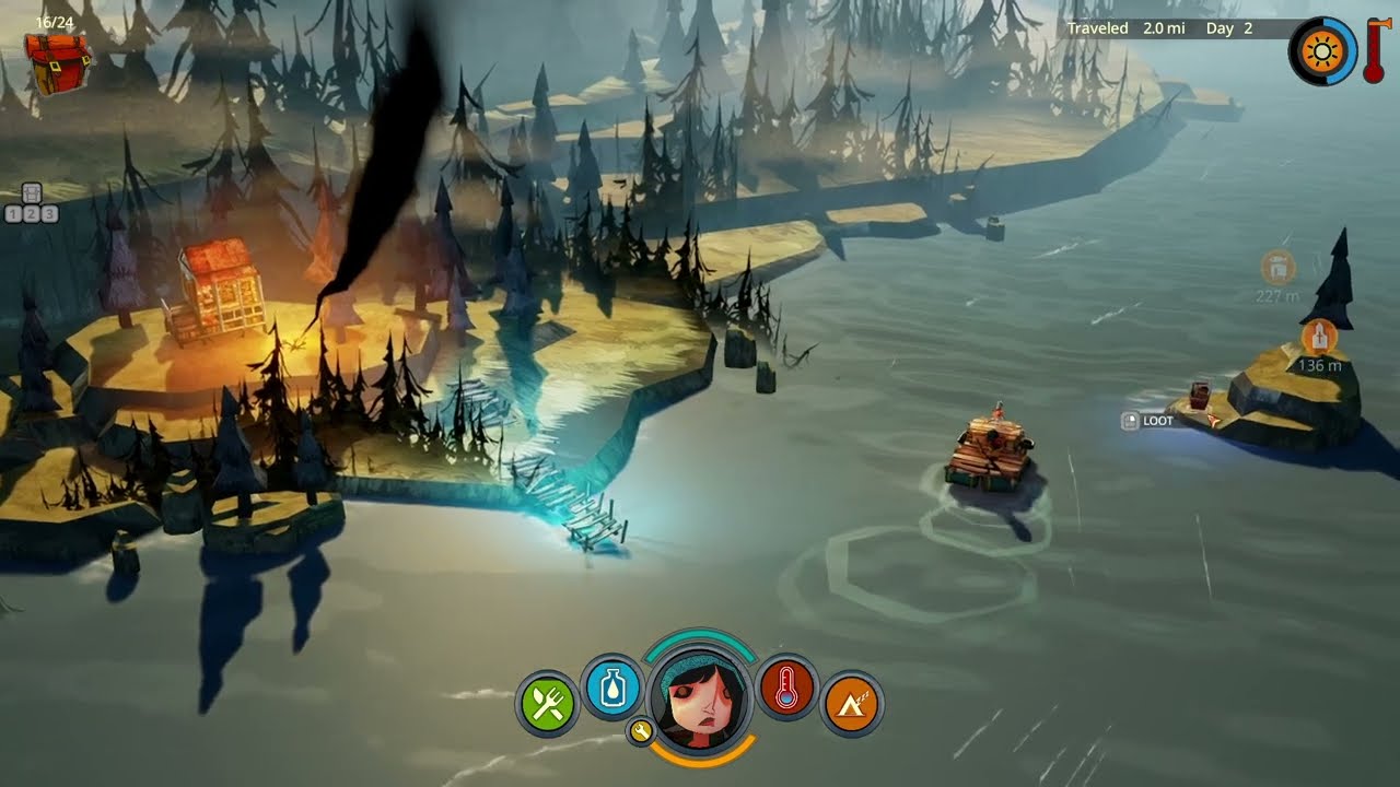 The Flame In The Flood: complete playthrough, all levels, no checkpoint loading