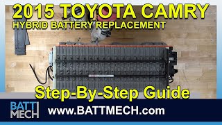 How to Replace/Repair/Fix a 2015 Toyota Camry Hybrid Battery Module Cell: Step-by-Step Instructions