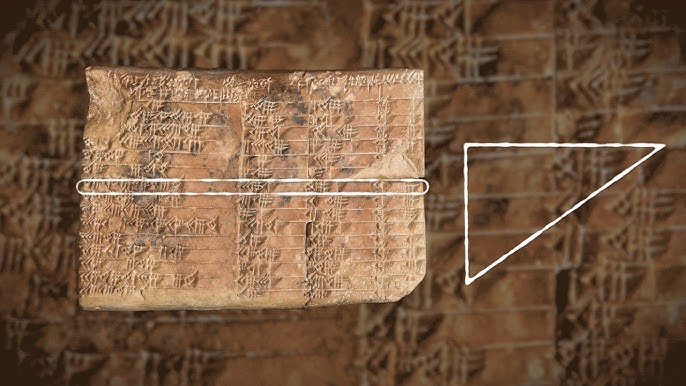 Right-angled triangles on the Plimpton 322 tablet. - YouTube