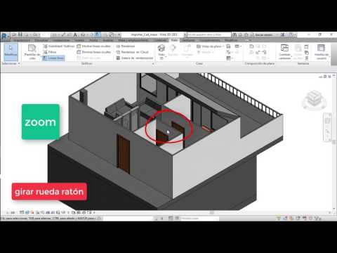 Trucos y atajos REVIT: zoom y pivotar 3D