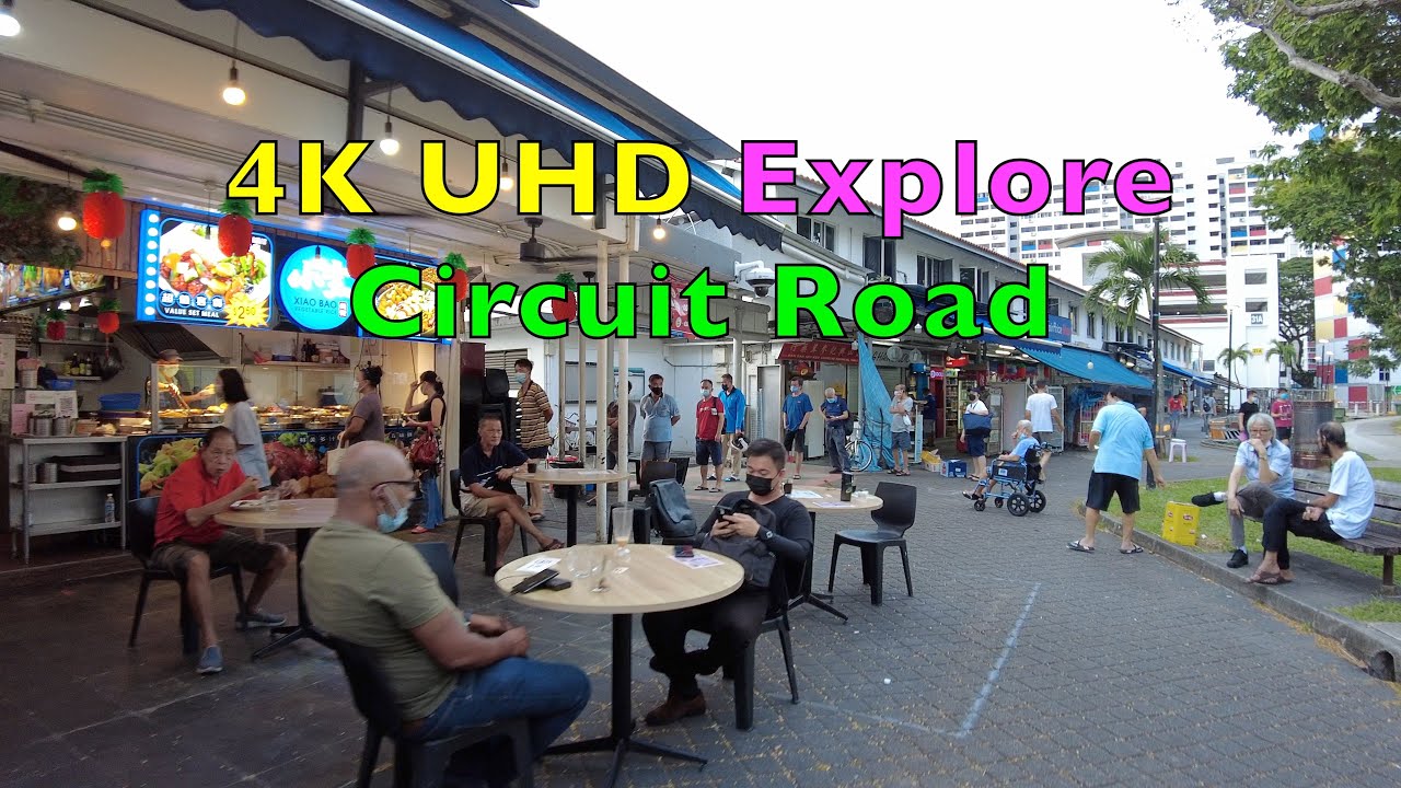 4K UHD Circuit Road Neighbourhood - Singapore Scene 