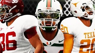 NCAA 14 Road to Glory Gameplay - National Signing Day & 1st Game w/College Team! screenshot 5