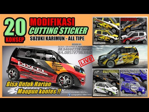Foto Inspirasi 83+ Modifikasi Stiker Mobil Karimun Gratis Terbaru