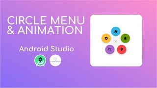 Circle Menu Animation | Android Studio screenshot 3