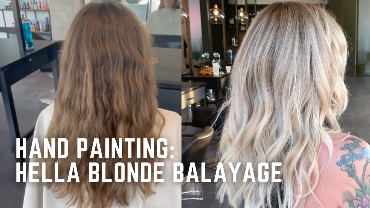 Transformation du Balayage Brunette  Blonde   tutoriel et formules incluses