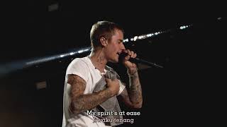 Justin Bieber - Purpose (lyrics and Indonesian translation) live at Made in America 2021