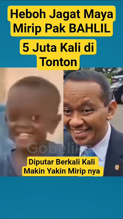 Heboh Mirip Pak Bahlil di Medsos