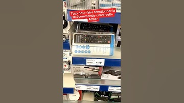 Tuto pour faire fonctionner la télécommande universelle à 5€ chez Action #magasinaction #action