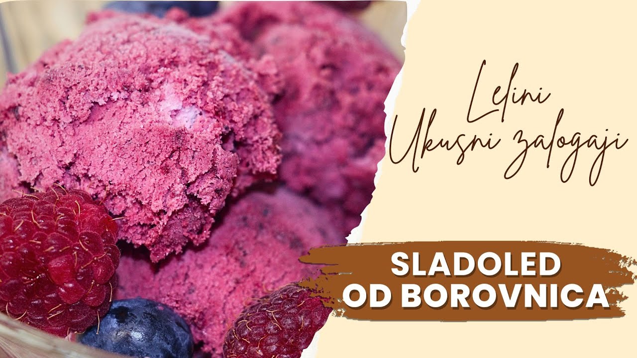 Kremasti Sladoled sa Borovnicama – Bez Aparata i Bez Muke! 🍦💜 | Lelini ukusni zalogaji