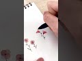 【裏ワザ】DAISO丸シールで簡単お花の描き方🌼 #shorts