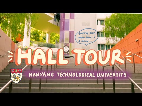 NTU's Nanyang Crescent Hall & Room tour - S$430 per month student facilities in Singapore
