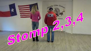 Stomp 2,3,4 Line Dance Demo& Teach