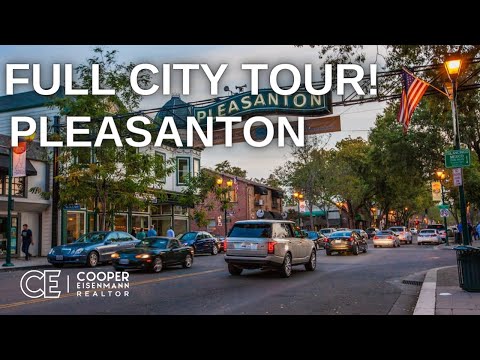 THE BEST Pleasanton CA city tour | Drive through Pleasanton!