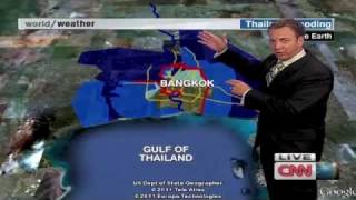 Bangkok flooding causes road  closures (November 6, 2011) -  CNN