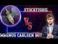 LEGENDARY queen sacrifice!! || Stockfish 15 vs Magnus Carlsen bot age 30