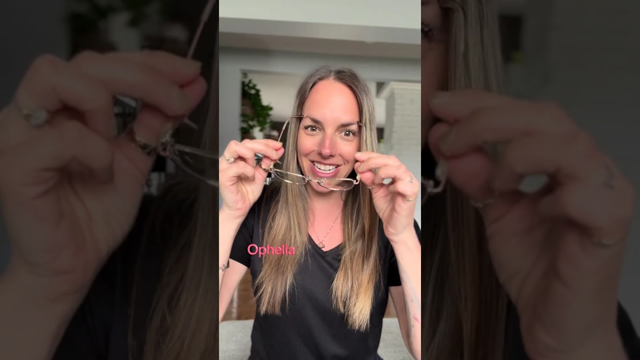 Try On Haul of Ophelia&Zuri:Trendy Eyeglasses for Women 