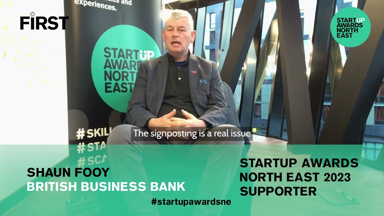 Startup Awards North East - 2023 Shaun Fooy