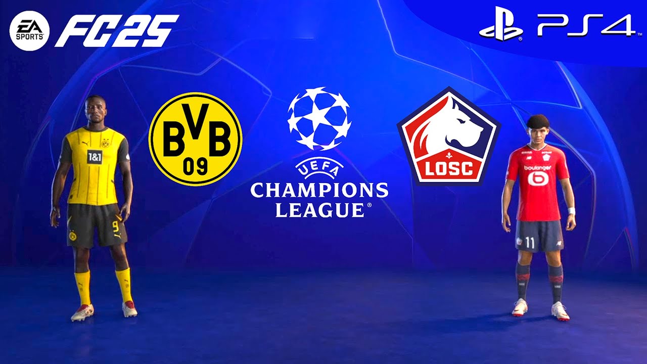 FC 25 - Borussia Dortmund vs Lille | UEFA Champions League 2025 | Achtelfinale | Hinspiel