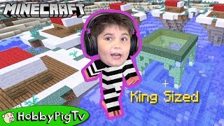 Minecraft Speed Building Trouble in Minesville Fail HobbyPigTV