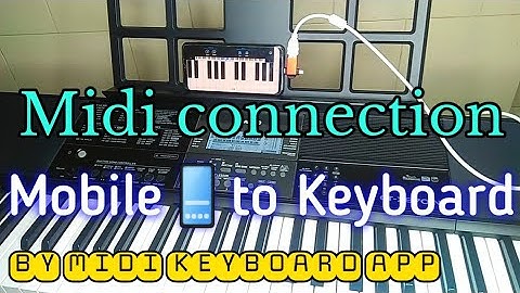 MIDI keyboard App connection with Casio CTX 870 IN