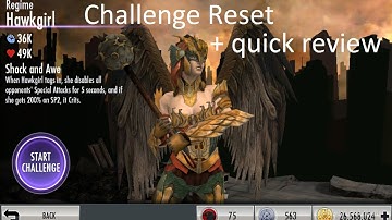 Injustice Mobile on Android (glitch): How to Reset the Hawkgirl Regime Challenge + review