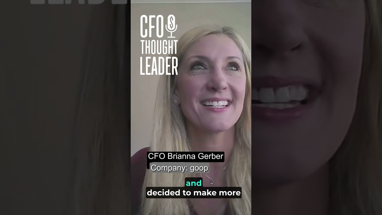 goop Welcomes New CFO: Career Lessons from Brianna Gerber"