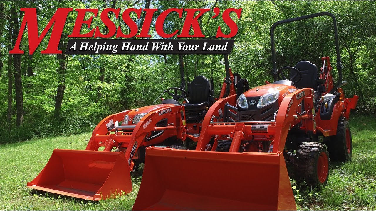 Kubota BX25D VS. Kubota BX23s (side by side comparison) YouTube