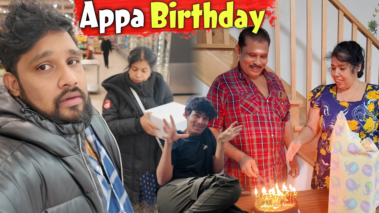 Appa-க்கு நான் கொடுத்த Gift😍🇨🇦| Our Birthday Celebration- Atputham 