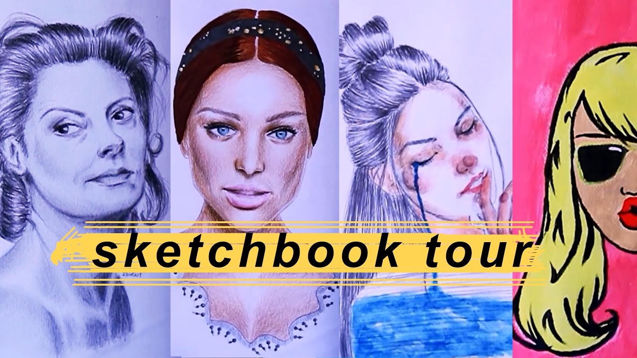 Sketchbook Tour part 2 // flip through - INDONESIA - YouTube