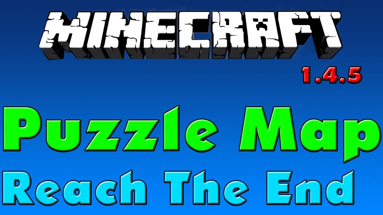 Minecraft - Puzzle Map "Reach The End" [HD] - YouTube