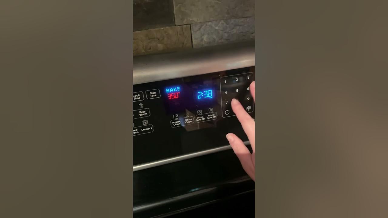 Delayed cook time onWhirlpool double oven/stove range YouTube