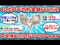 【2ch有益スレ・総集編】40代の平均貯金額666万円なのに中央値40万円　何が起きてんだｗｗｗ【ゆっくり解説】