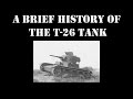 A brief history of the t26 tank