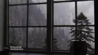 Rain Sound On Window with Thunder Heavy Rain for Sleep,
