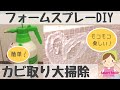 お風呂丸ごと簡単カビ取り大掃除！泡スプレーDIYに挑戦【高圧洗浄機】【DAISO園芸用噴霧器】
