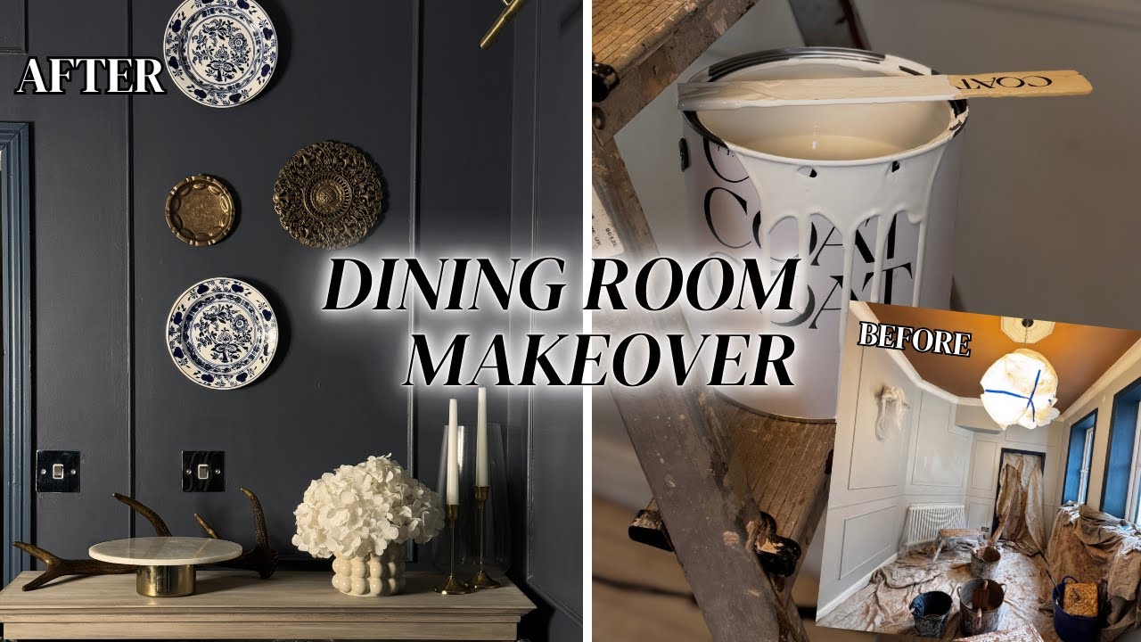 Dining Room Makeover with COAT Paints | Festive DIY Vlog