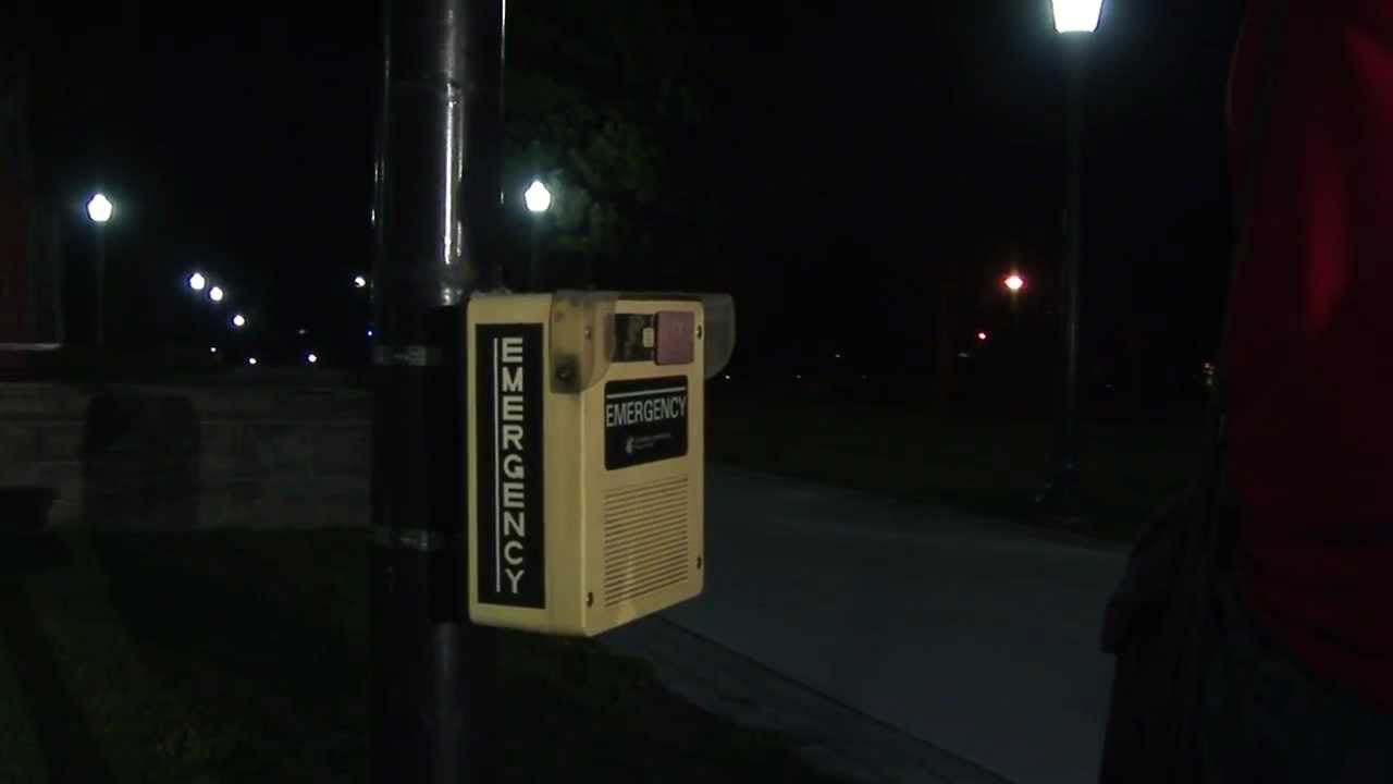 Blue Light Emergency Phones Video at Queen's University YouTube