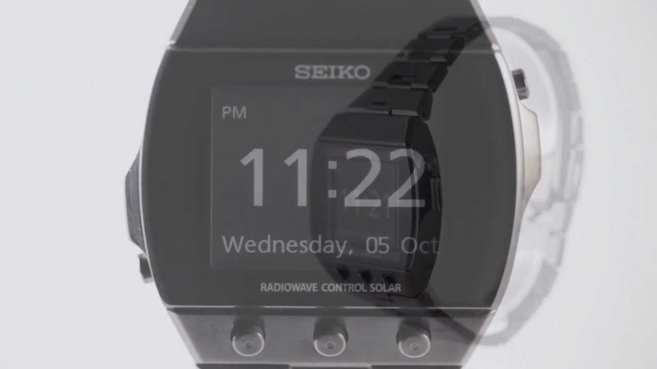 Active Matrix EPD e-Ink Watch - YouTube