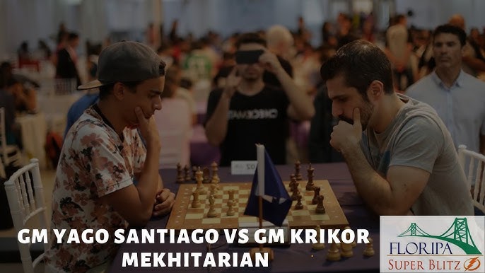 Krikor BRILHANTE no Niterói Chess Open - Krikor Mekhitarian Vs Pedro  Vinicius 