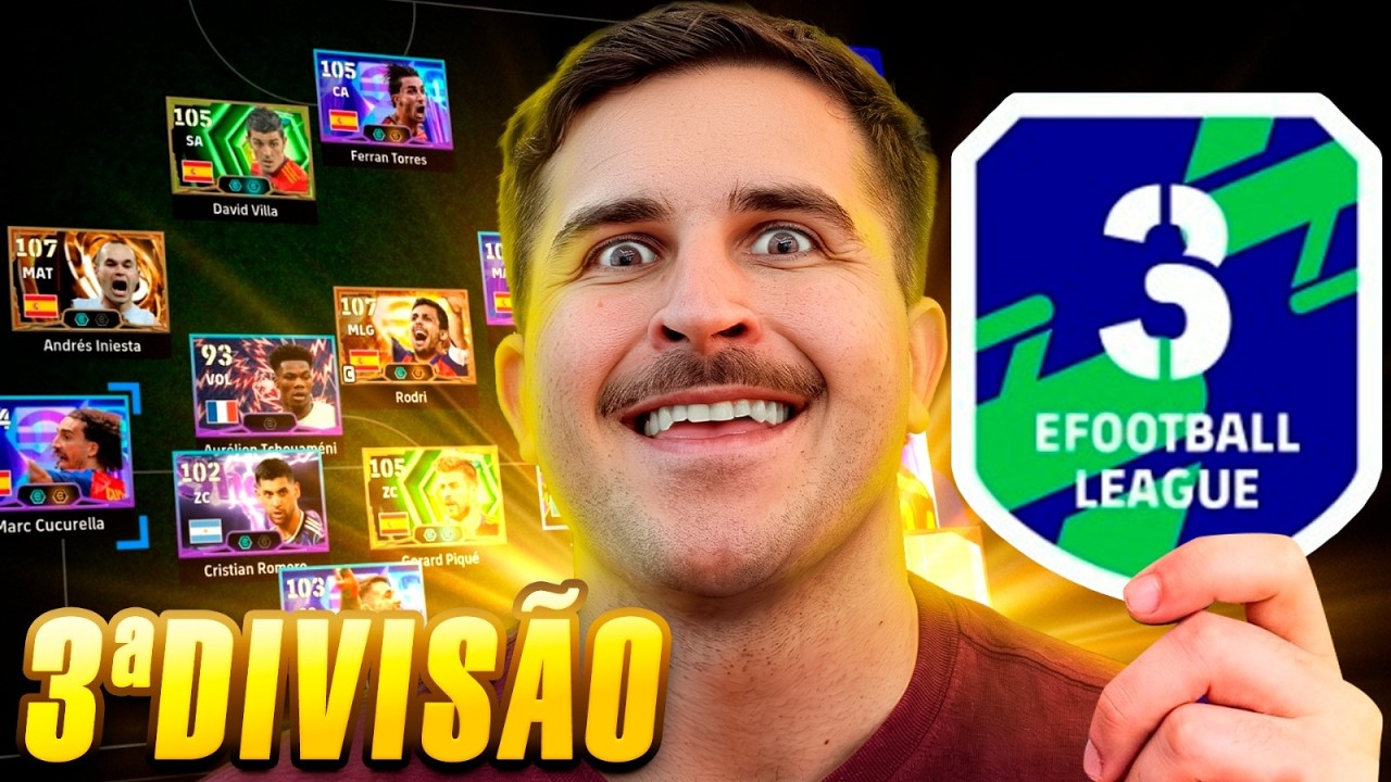 O BANQUETA CHEGOU NA TERCEIRA DIVISÃO DO EFOOTBALL!