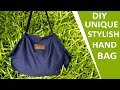 Class 69: DIY COMPACT FOLDING BAG / How to make Reusable Shopping bag, Handbag, Gym, travel bag