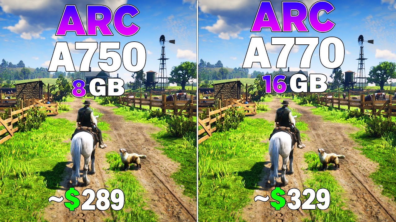 ARC A750 vs ARC A770 - Test in 8 Games - YouTube