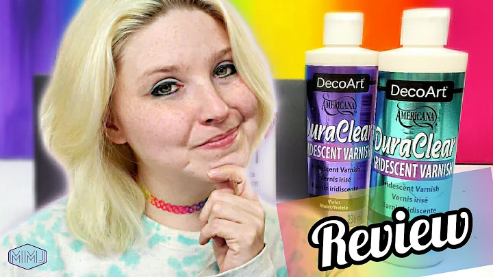 Art Product Review - DuraClear Iridescent Varnish - MagicallyMJ