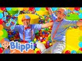Blippi Jumps In The Ball Pit! | BEST OF BLIPPI TOYS | Educational Videos for Kids