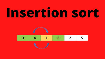 Insertion sort مع مثال) | شرح بالعربي)