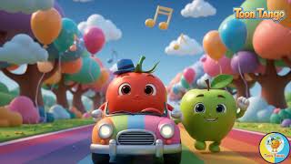 Fun Ride with Apple and Tomato! 🚗 | Toon Tango Kids Special