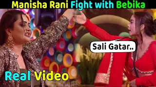 Huge Fight Between Manisha Rani vs Bebika Dhurve on Puri in Bigg Boss OTT 2