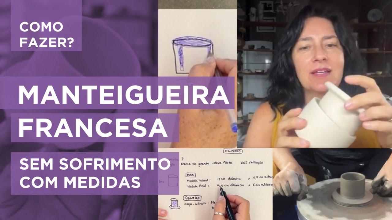 Manteigueira Francesa: sem sofrimento com medidas