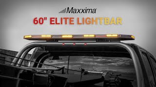 Maxxima LED Tow Bar, Amber with Work Lights, Stop/Tail/Turn, and Traffic Director